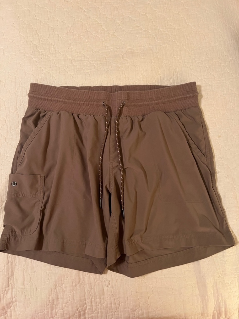 Columbia Brown Athletic Drawstring Shorts